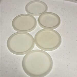 Tupperware Set of Six  Replacement Lids